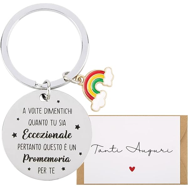 FGHJK Portachiavi Regalo Migliore Amica Idee Regalo per