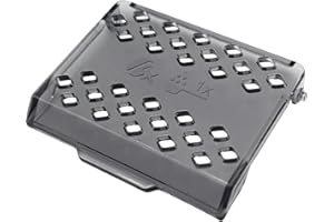 NaschLager Couvercle de compartiment à poudre 421944084601, compatible avec Philips EP 2200 3200 4300 5400, doseur de bypass gris fumé, convient pour EP2220 10 EP2231 40 EP3246 70 EP5447 90