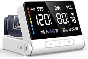 Blood Pressure Monitors Large Cuff PEKYO Blood Pressure Machine for Home Use,Upper Arm Accurate Blood Pressure Monitor 2x99 Records,Cuff 22-42cm| Irregular Heartbeat Detection |Cuff Wrapping Guide