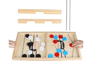 KETIEE Juego de Mesa de Hockey, Juego de Hockey de Escritorio Fast Sling Puck, Juego de Air Hockey para Mesa, Adecuado para la interacción Entre Padres e Hijos, Actividades de reunión Familiar