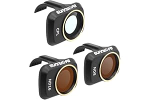 Hensych Filtre d'objectif de caméra pour Mavic Mini/Mavic Mini 2/Mini SE Drone, Filtre MCUV CPL ND NDPL Haute transmittance Cadre de modélisation intégré(CPL+ND8+ND16)