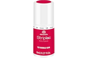 ‎ALESSANDRO alessandro Striplac UV-Nagellack Bubble Gum – Schonend und langanhaltend – Einfache Entfernung dank Peel-Off-Technologie – Vegan und tierversuchsfrei – 8 ml