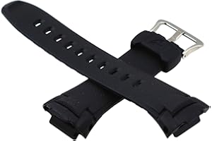 Casio Oryginalny pasek zastępczy do modelu zegarka G Shock - GW-530 GW-500, czarny, nowoczesny, Czarny, Nowoczesny