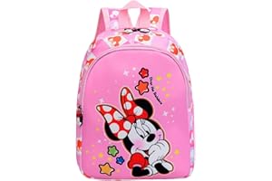 IOSCDH VMOTA Children's Schoolbag Pretty Girls School Backpack Waterproof Backpack for Primary School Pink Girls Schoolbag