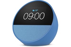 Amazon Echo Spot (última generación) | Despertador inteligente con sonido de calidad y Alexa | Azul