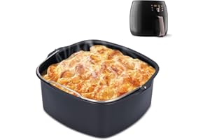 HAPIVIDA Air Fryer Back Kit, Heißluftfritteuse Zubehör Grill Master Accessory Kit, Antihaft Airfryer Zubehör Kompatibel für HD9925 HD9860 HD9905 01(18cm)