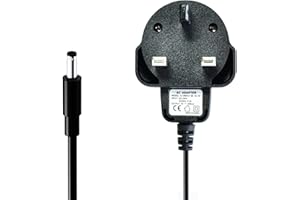 Amuzik 9V DC Pedal Power Supply Adapter For Guitar Pedals for BOSS Zoom Guitar Multi Effects Pedal - 500mA Power Supply UL Listed, Center Negative