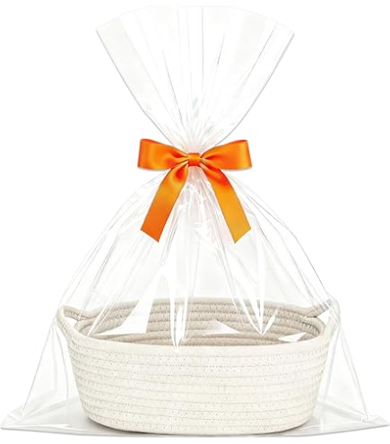 Geschenkmand leeg groot, babyopbergmand, gevlochten