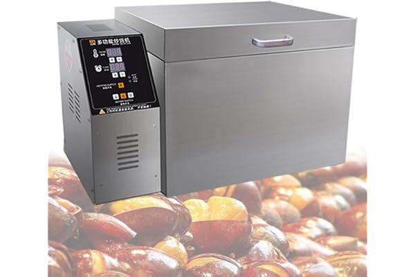 Elektrisk Rostmaskin FöR NöTter, JordnöTter, CashewnöTter Och Kastanjer, 4000 G Elektrisk Kafferostmaskin, Justerbar Tidstemperatur, FöR Kaffe, Sesam, JordnöTter, ValnöTter Type10