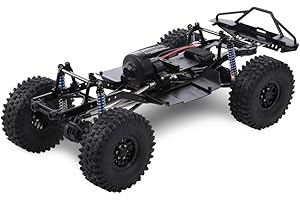 Goolsky- AUSTAR 313mm Base de Chasis Chasis w / Tries para 1/10 AXIAL SCX10 II 90046 90047 RC Crawler Car Escalada DIY