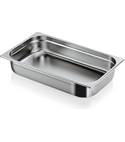 Contenitore Gastronorm Acciaio Inox 1/1 | 32,5x53x15 Cm | 20 Litri | Per Ristorazione