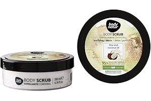 BODYNATUR - Exfoliante Corporal Coco - Vegan Body Scrub - Todo Tipo de Pieles - Unisex - 200 Ml