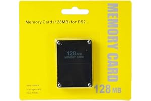 Ruitroliker 128MB High Speed Memory Card for PS2 Black