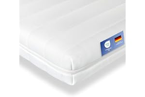 ‎TRÄUMEGUT24 Träumegut24-10cm Orthopädische Kaltschaum Matratzenauflage Matratzen Topper Matratzenschoner - Härtegrad wählbar H2 / H3 (H3, 90x200)