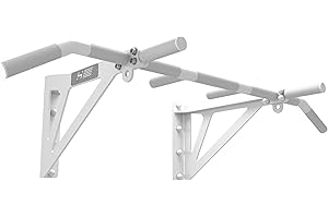 ‎HOLD STRONG FITNESS HOLD STRONG Fitness Klimmzugstange fürWandmontage, HS-K-W6, Studiozulassung, 6 rutschfeste Griffe, Pull Up Übungen & mehr, inkl. E-Book & Montagematerial, extrem stabil