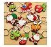 Produktbild 10 Schlüsselanhänger Weihnachtsanhänger Weihnachtsmann Schneemann Baumschmuck Weihnachten Deko Anhänger