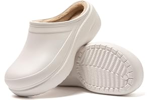 JOMIX Sabot Fourrure Femme Sabots Medical Femme Sabot Orthopédique Pantoufles Anatomiques Caoutchouc Travail Sanitaire Hôpital Cuisine