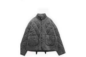 DSAoTeng Abrigo de algodón para mujer, con cordón, manga larga, cremallera, bolsillos grandes, casual, moderno, color sólido, cálido, cuello alto falso, lavado al agua, ropa exterior para invierno