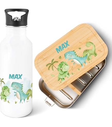 Personalisiert Brotdose Mit Hunde-Motiv & Namen – Jausenbox Für Kindergarten & Schule