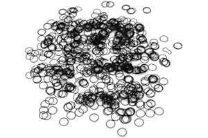 YHLOUBB 60pcs in gomma NBR NBR CS 0,5 mm Orologio Orologio O Anello Anello in gomma impermeabile,10×9×0.5mm