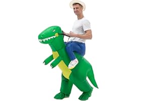 IRETG Costume da dinosauro gonfiabile per adulti divertente costume da dinosauro esplosione per insegnanti scuola festa di Halloween