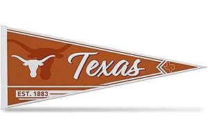 Rico Industries NCAA Texas Longhorns Classic 12" x 30" Felt Wall Décor Pennant - Great for Home/Bed Room/Man Cave Décor