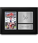 HWC Trading Valentino Rossi Gift Handtekeningen A4 Printed Superbike Motogp Cadeaus Druk Open Beeld