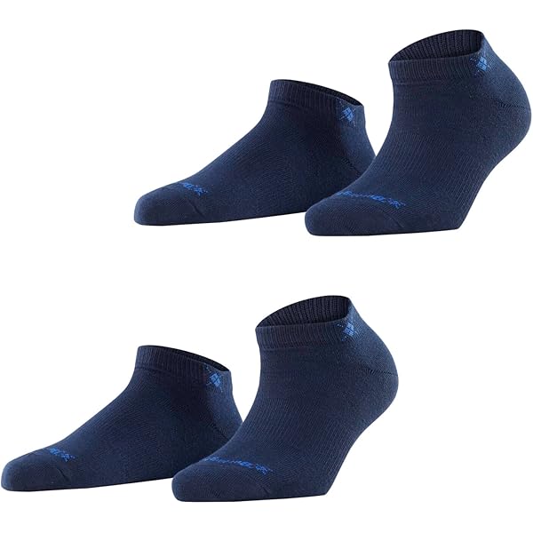 ESPRIT Dames Sokken Fine Line Multipack W So katoen gedessineerd 2 paar, Veelkleurig Blau 0040, 35-38