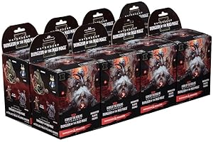 RUBIE'S WizKids D&D Icons of The Realms: Waterdeep - Dungeon of The Mad Mage Booster Brick (8 Boosters) , DnD Miniatures