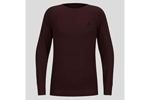 Odlo Odlo Thermounterwäsche Kinder Merino 200 I Sportunterwäsche Mädchen Jungen I Langarm Thermoshirt Maglietta Unisex - Bambini e Ragazzi (Pacco da 1)