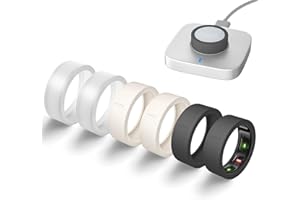 Ultra-Thin Covers for Oura Ring Gen 4/Oura Gen 3 Cover, Support Charging with Cover on, Anti-Scratch Elastic Silicone Smart Rings Protector Case Accessories for ULTRAHUMAN Ring AIR Women Men, 6 Pack