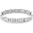 Tommy Hilfiger Jewelry Armband mit Knebelverschluss für Herren aus Edelstahl - 2790393 + Tommy Hilfiger Analog Quarzuhr für Herren mit Weisses Silikonarmband - 1791481