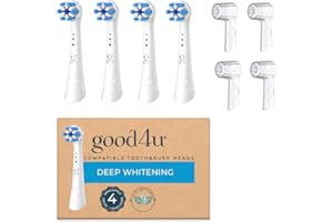 Good4u® - Recambios Cepillos Compatibles con Oral B iO - Cabezales de Recambio y Fundas Protectoras para Cepillos Eléctricos - Duraderos y Efectivos para una Higiene Dental Avanzada