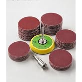 Transformacion Matkap Grav&uuml;r Uyumlu Mini Cırt Zımpara Taban Seti 50mm (62 Par&ccedil;a) Cırtlı Zımpara Kağıdı Seti Ahşap Metal Plast