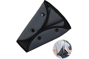 Fuletooye 1pcs Seat Belt Adjuster Safety Kids Seatbelt Adjuster Cover, Fabric Seat Belt Universal Car Safety Harness Strap Triangle Positioners for Car Children Seat Belt Holder