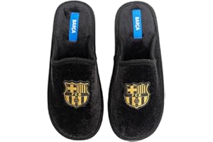MARPEN SLIPPERS Dogo Rayas Barcelona, Pantuflas Unisex Adulto
