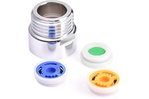 DIVONO 4 Pièces Douche Limiteur de Réducteur de débit réglé, Limiteur De Débit d'Eau, Economiseur D'Eau Pour Douche pour Cuisine, Salle à Manger, Salle de Bain, jusqu'à 80% d'économie(multi)