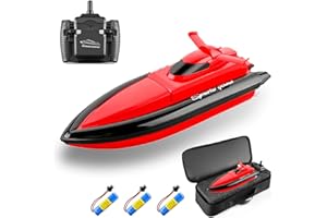 Goolsky Pilot zdalnego sterowania RC łodzie 2,4 g 20 km/h RC łódź RC zabawka prezent dla dzieci dorosłych chłopców dziewcząt z torbą