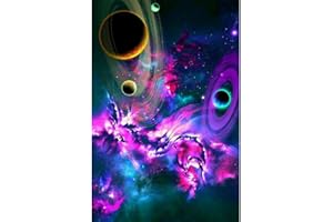 Kit di pittura con diamanti 5D, Galaxy Universe Planet WOWDECOR trapano completo fai da te Diamond Art a punto croce con numeri