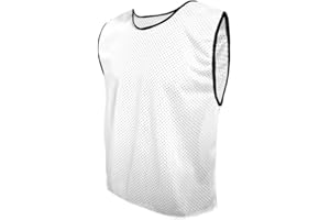 SPORTSBIBS Maillots de Football, Gilets d’entraînement Sport, Chasubles pour Enfants, Juniors et Adultes, Chemises de Foot, Dossard Hommes et Femmes. Variété de Tailles et Couleurs, Non Logo