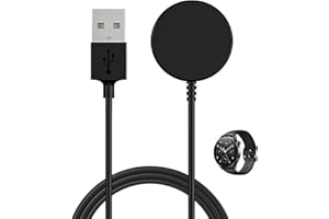 MEUKCEZ Ładowarka kompatybilna z Samsung Galaxy Watch 5/5 Pro/4/4 Classic/6/6 Classic/Active 2/3, kabel USB do ładowania 100 cm do zegarków Samsung, szybkie ładowanie magnetyczne, niezawodne akcesoria