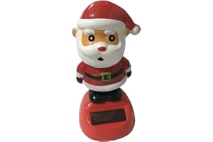 Benares 1/4 Stück Weihnachts-Solar-Tanzspielzeug, Weihnachten Wackelfigur, Solar Tanz Schneemann, Solar Wackelfiguren Für Auto Weihnachtsmann Schneemann, Wackelfigur Spielzeug Für Auto Zuhause