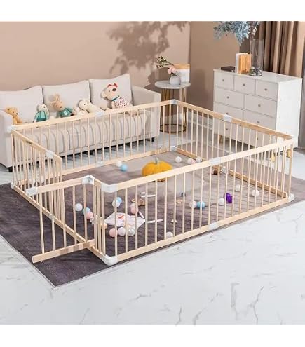 Parc Bébé Pliant Modulable - Stable, Antidérapant Avec Verrous De Sécurité, Parc Pour Bébé Pliable Et Configurable