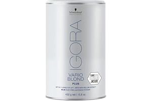 Schwarzkopf SCH204 Poudre Décolorante Igora Vario Blond Plus 450 g
