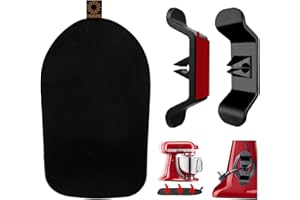 OUDIZZ Alfombrilla Deslizante para Batidora KitchenAid para Procesador De Alimentos Kitchen Aid Accesorios Con 2 Organizado De Cables Cocina Mover Batidora con KitchenAid 4.5-5 Qt