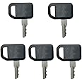 5 Pcs Replacement Ignition Keys AM131841 Start Switch Key JDG Key for John Deere Gator & Mowers 425 445 455 GT235 GT245, also for Bobcat Cub Cadet Ditch Witch