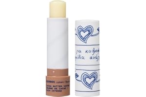 KORRES Cocoa Butter balsamo labbra nutriente, cura extra per labbra secche, cura delle labbra con burro di karité, incolore e vegano, 4,5g