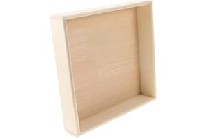 TOYANDONA Vassoio Di Sabbia Portatile in Legno 12 Pollici Per Bambini Sabbiera Compatta Sicura Per Giochi Educativi E Creativi Interni Ed Esterni