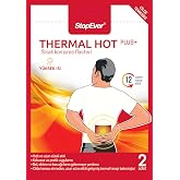 StopEver Thermal Hot Plus+ Isı Terapili Sıcak Kompres Flasteri &ndash; Kas ve Eklem Rahatlatıcı (2x2'li Paket) | 12 Saat S&uuml;ren Ekzo