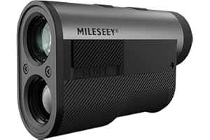 Mileseey GPF12 Golf Rangefinder with Slope - 1100 Yards Laser Range Finder with 7.5° Wide View, Golf Scope Distance Finder 6X Magnification 0.1s Flag Pole Locking Vibration USB C Rechargeable